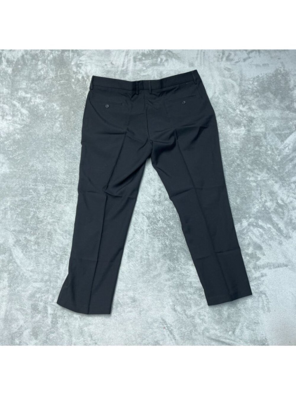 Haggar Men's 40x29 Black Straight Fit Dress Pants Repreve Stretch F1015 - Picture 4 of 9
